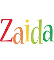 Zaida birthday logo