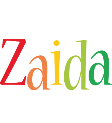 Zaida birthday logo