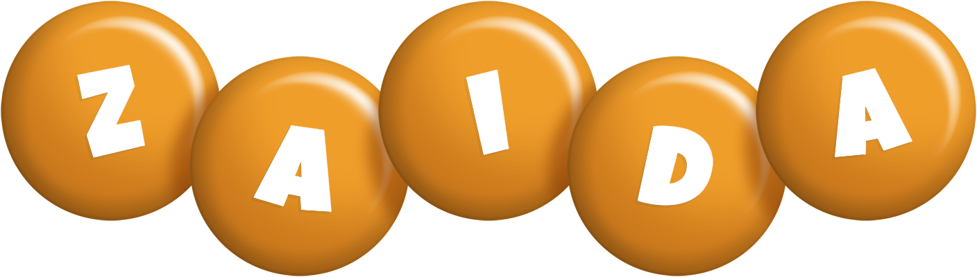 Zaida candy-orange logo