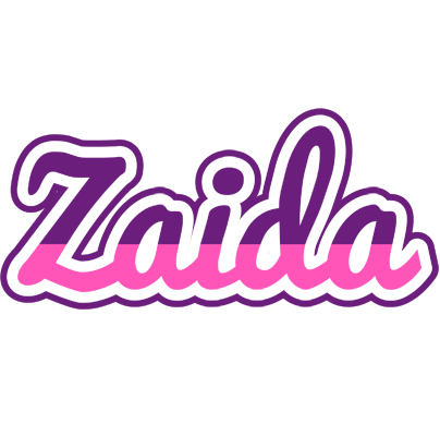 Zaida cheerful logo
