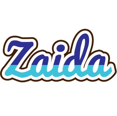 Zaida raining logo