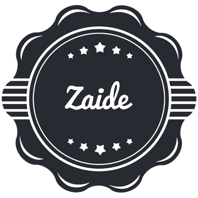 Zaide badge logo