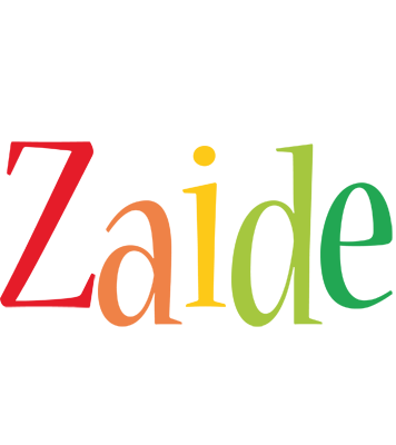 Zaide birthday logo