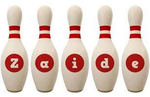 Zaide bowling-pin logo