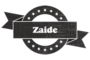 Zaide grunge logo