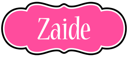 Zaide invitation logo