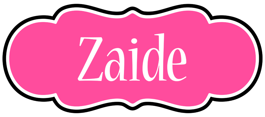 Zaide invitation logo