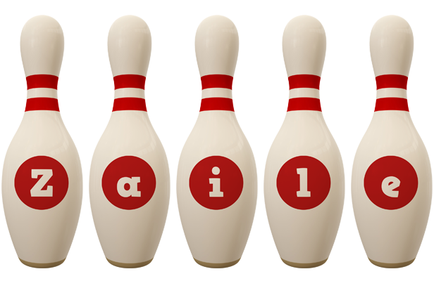 Zaile bowling-pin logo