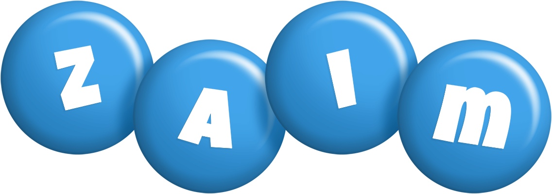 Zaim candy-blue logo