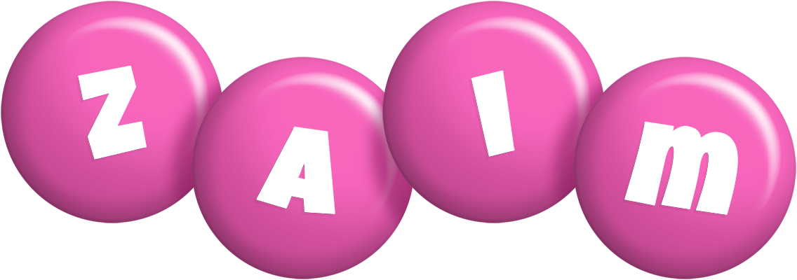 Zaim candy-pink logo