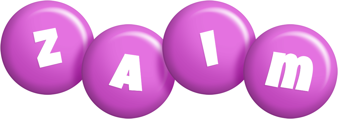 Zaim candy-purple logo