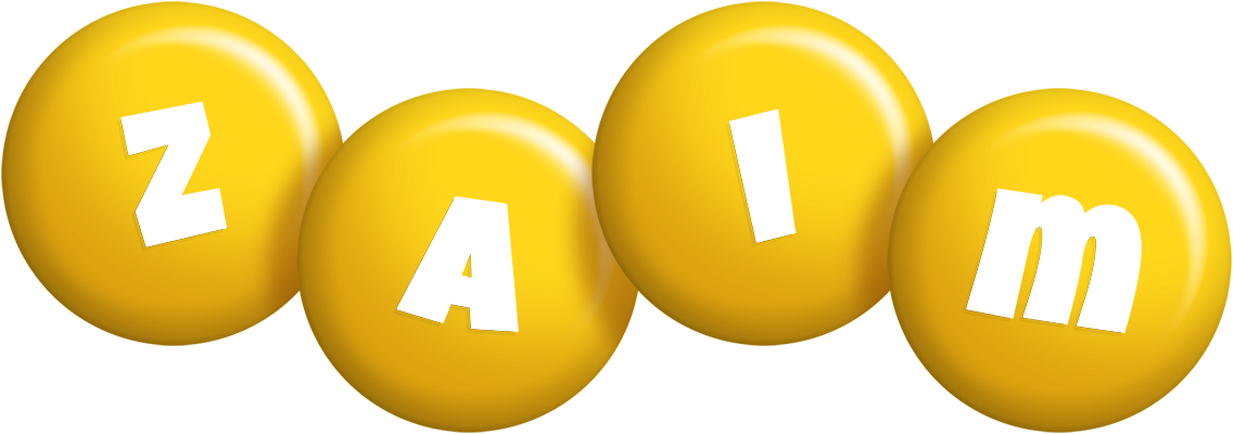 Zaim candy-yellow logo