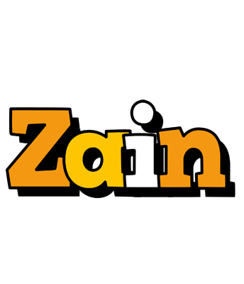 Zain cartoon logo
