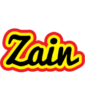 Zain flaming logo