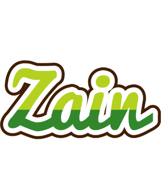 Zain golfing logo
