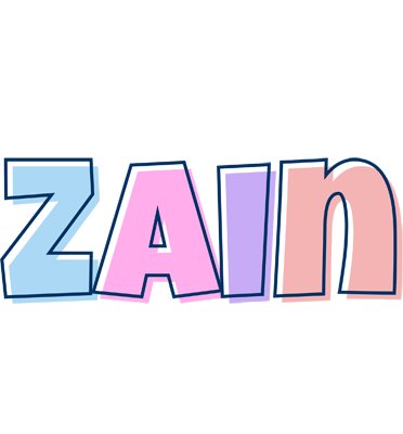 Zain pastel logo