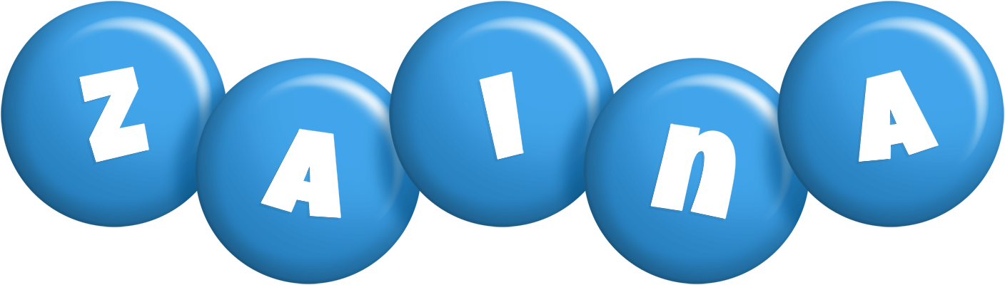 Zaina candy-blue logo