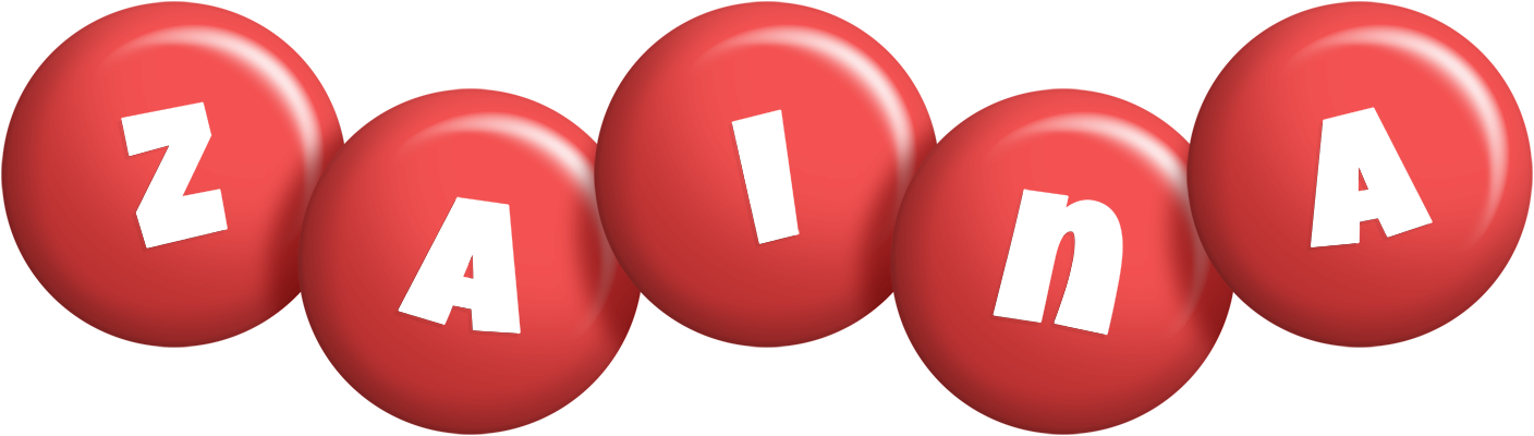 Zaina candy-red logo