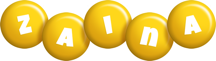 Zaina candy-yellow logo