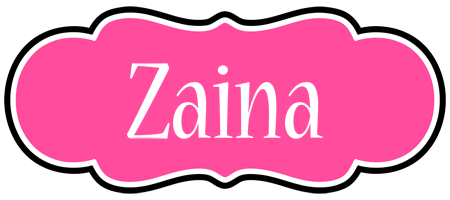 Zaina invitation logo