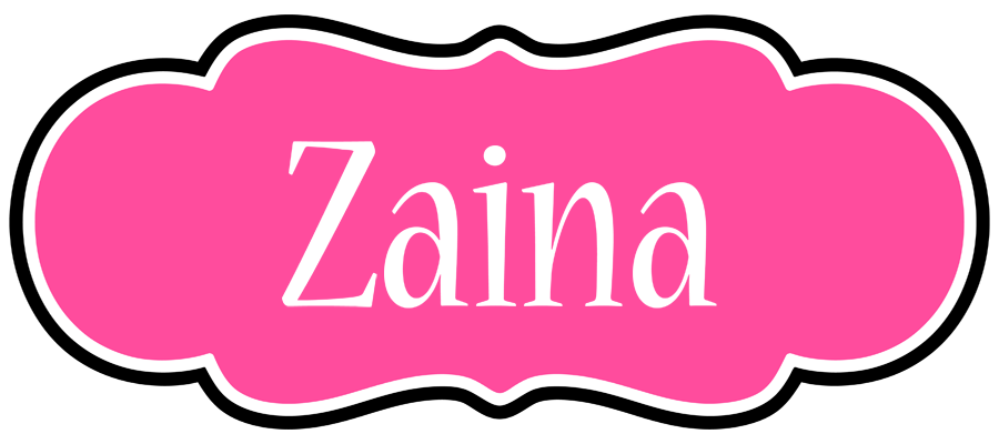 Zaina invitation logo