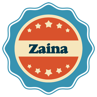 Zaina labels logo
