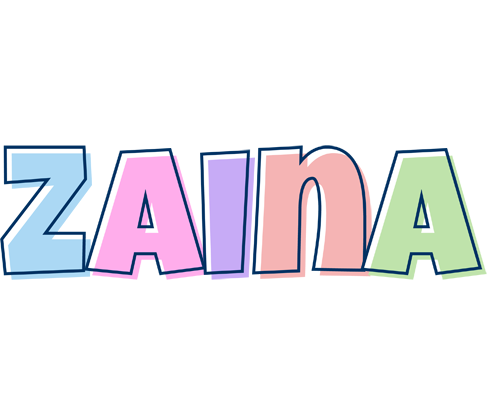 Zaina pastel logo