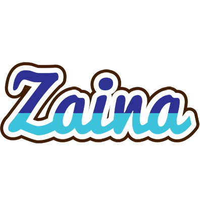 Zaina raining logo