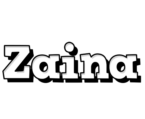 Zaina snowing logo