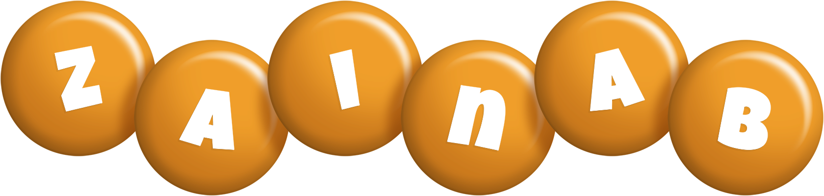 Zainab candy-orange logo