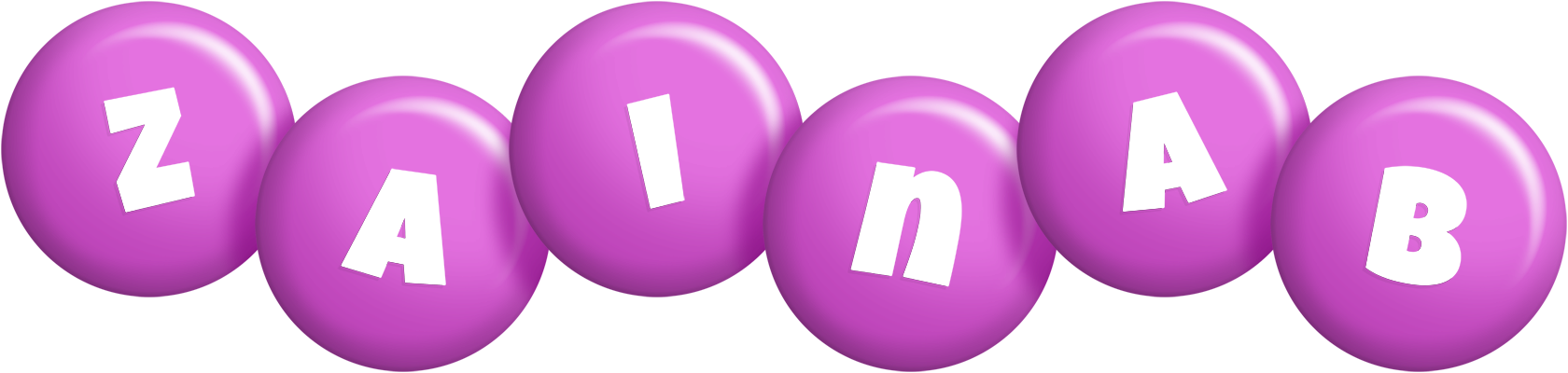 Zainab candy-purple logo