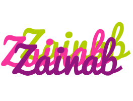 Zainab flowers logo