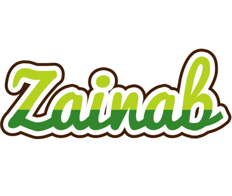 Zainab golfing logo