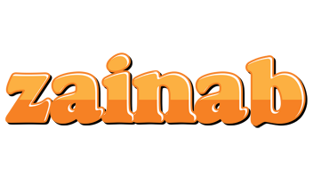 Zainab orange logo