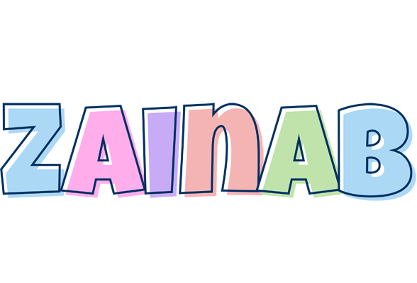Zainab pastel logo