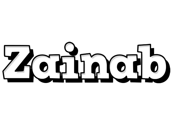Zainab snowing logo