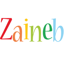 Zaineb birthday logo