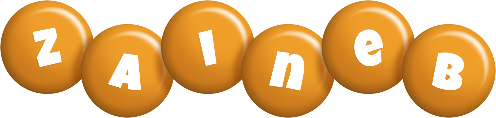 Zaineb candy-orange logo