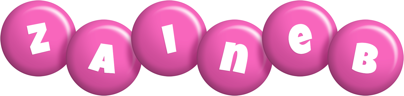 Zaineb candy-pink logo