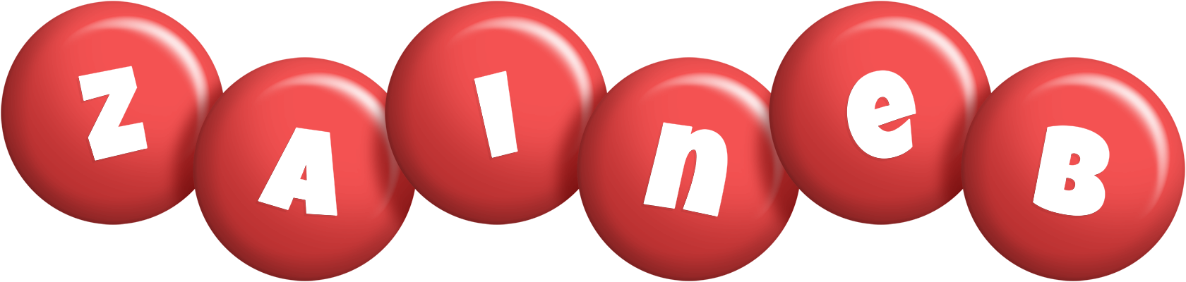 Zaineb candy-red logo