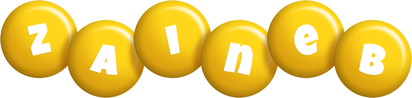 Zaineb candy-yellow logo