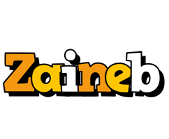 Zaineb cartoon logo