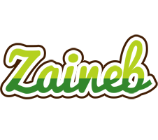 Zaineb golfing logo