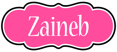 Zaineb invitation logo