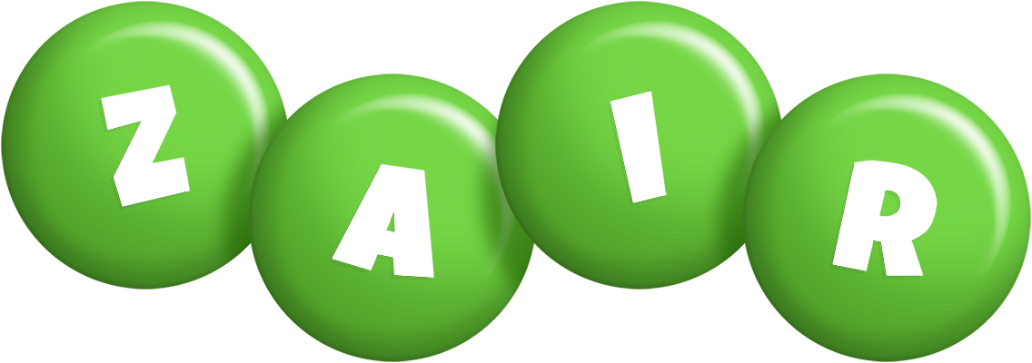 Zair candy-green logo