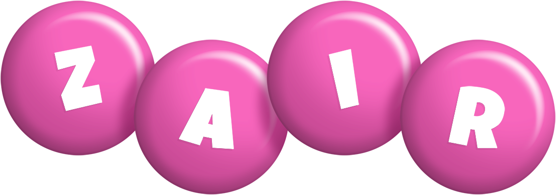 Zair candy-pink logo