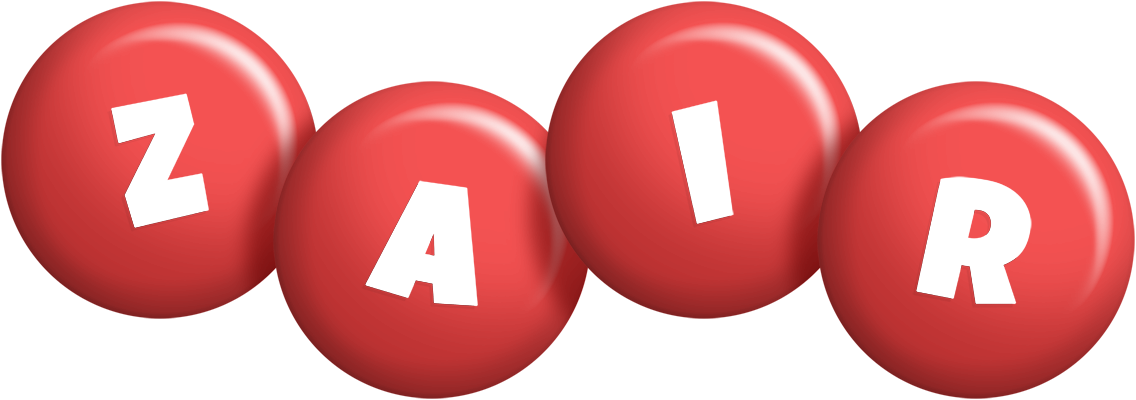 Zair candy-red logo