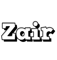 Zair snowing logo