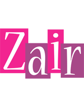 Zair whine logo