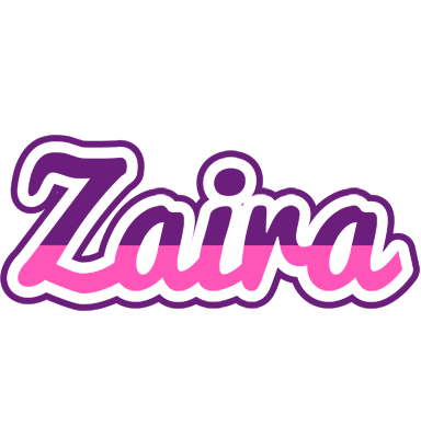 Zaira cheerful logo